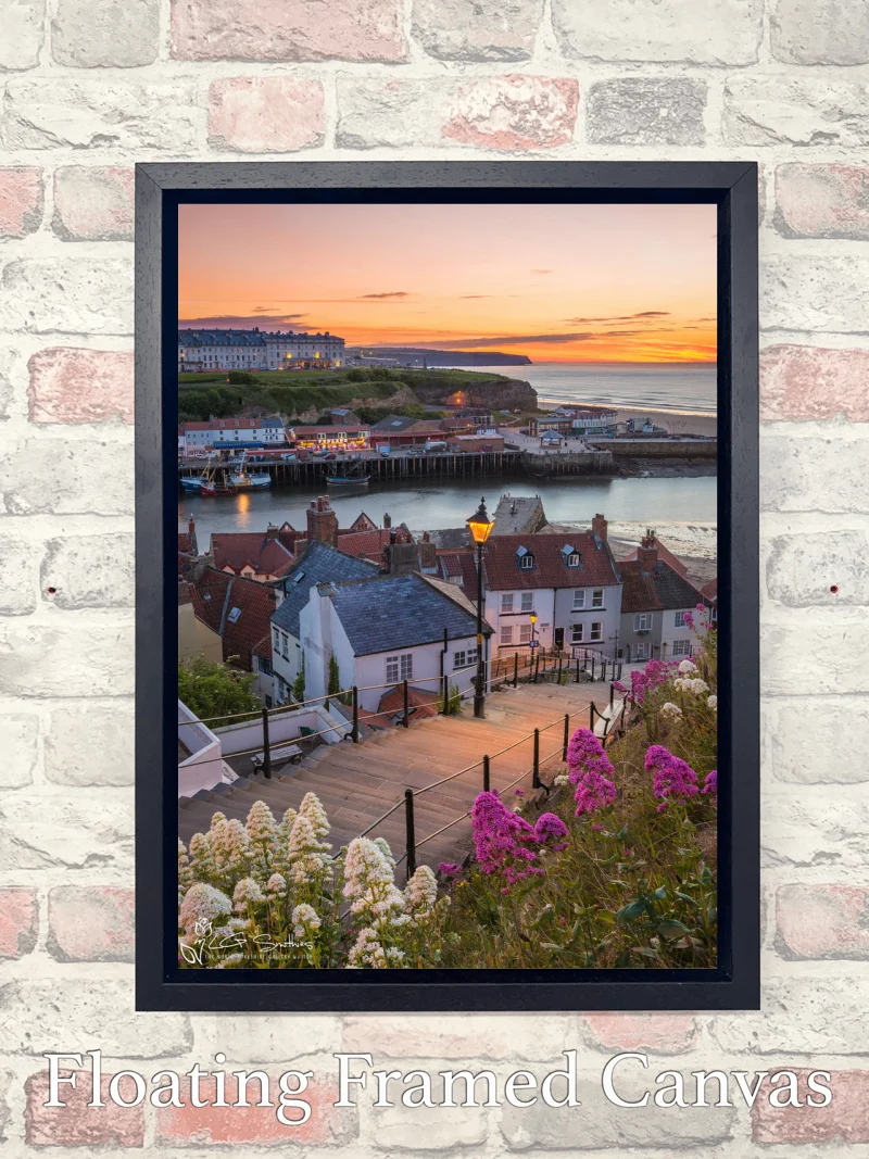 199 Steps 7 199 Steps - Float-Frame-Canvas-Portrait