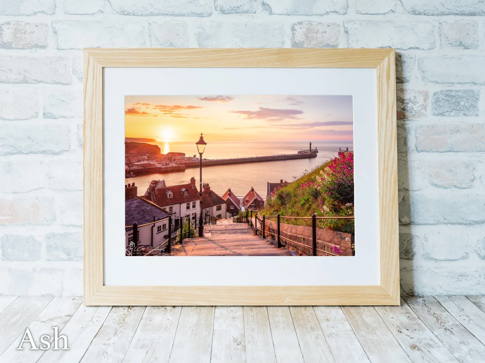 199 Steps Whitby North Yorkshire 7 199 Steps Whitby North Yorkshire - Ash-Landscape-Frame