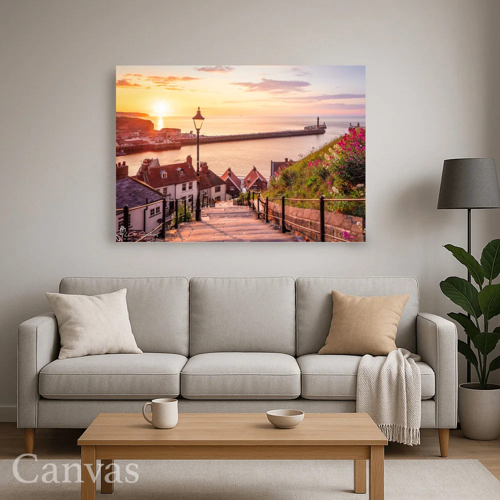 199 Steps Whitby North Yorkshire 8 199 Steps Whitby North Yorkshire - Wall-art-for-living-room-landscape