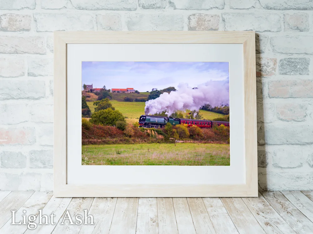 257 Squadron Loco At Grosmont NYMR 5 257 Squadron Loco At Grosmont NYMR - Light-Ash-Landscape-Frame