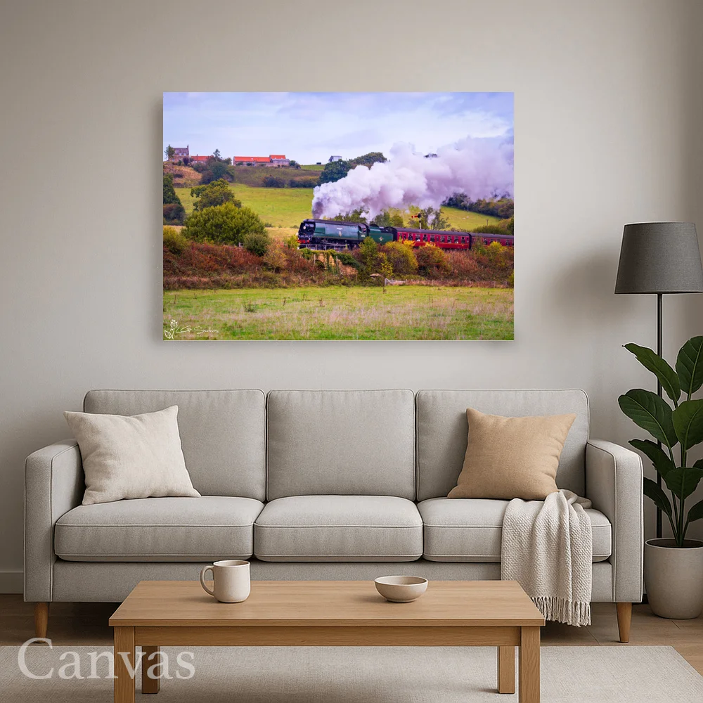 257 Squadron Loco At Grosmont NYMR 8 257 Squadron Loco At Grosmont NYMR - Wall-art-for-living-room-landscape