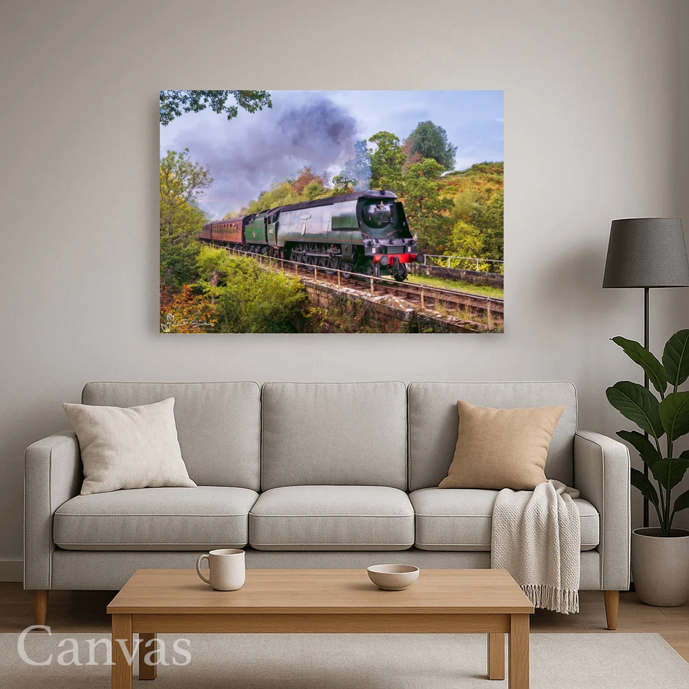 257 Squadron Loco At Water Arc 8 257 Squadron Loco At Water Arc - Wall-art-for-living-room-landscape