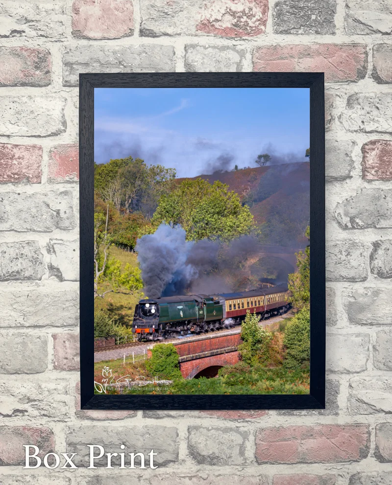 34072 Loco At Darnholm NYMR 6 34072 Loco At Darnholm NYMR - Box-Print-Portrait