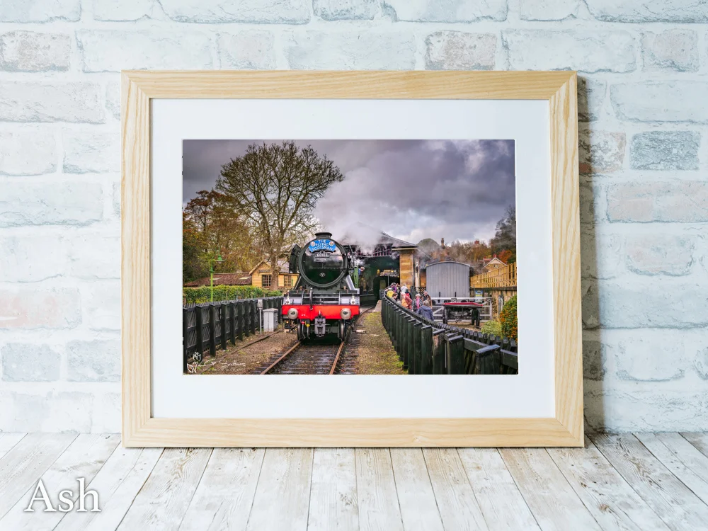 60103 Flying Scotsman At Pickering Station 7 60103 Flying Scotsman At Pickering Station - Ash-Landscape-Frame