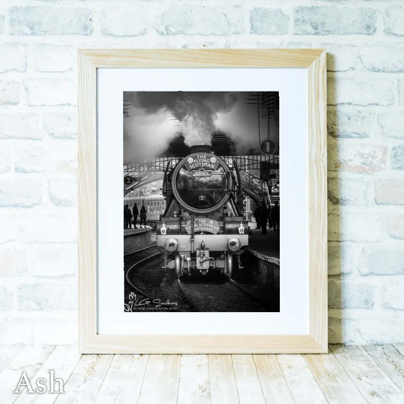 60103 Locomotive Flying Scotsman At Pickering Station 4 60103 Locomotive Flying Scotsman At Pickering Station - Ash-Portrait-Frame