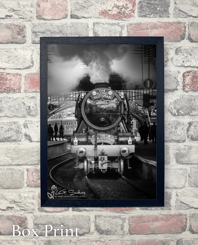 60103 Locomotive Flying Scotsman At Pickering Station 6 60103 Locomotive Flying Scotsman At Pickering Station - Box-Print-Portrait