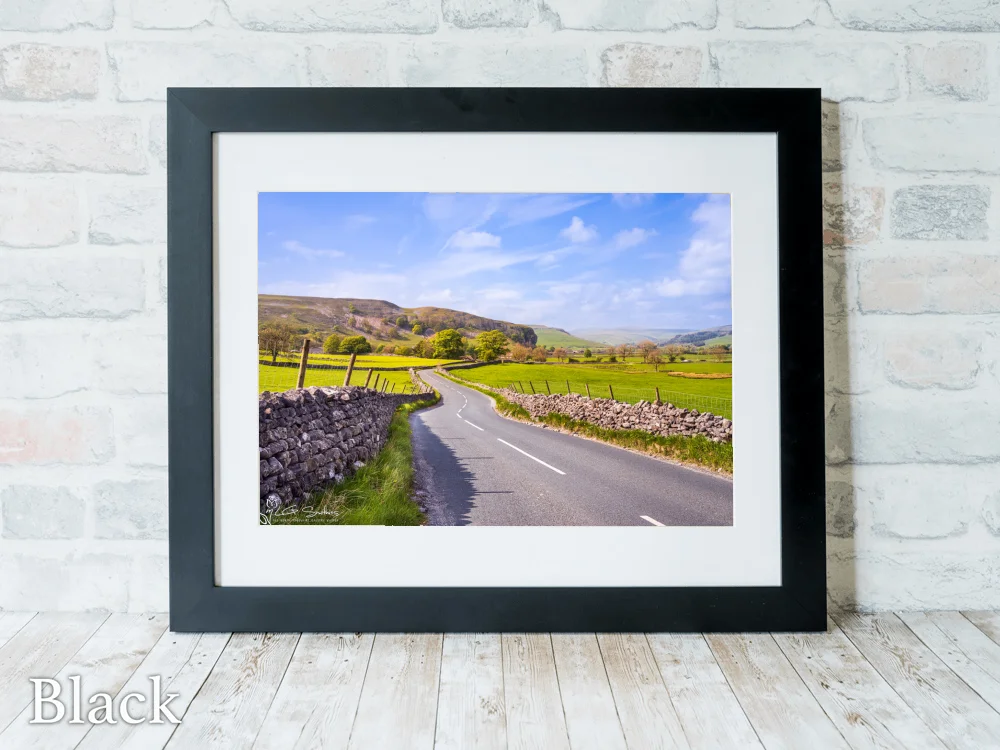 A Beautiful Day At Kilnsey Crag 6 A Beautiful Day At Kilnsey Crag - Black-Landscape-Frame