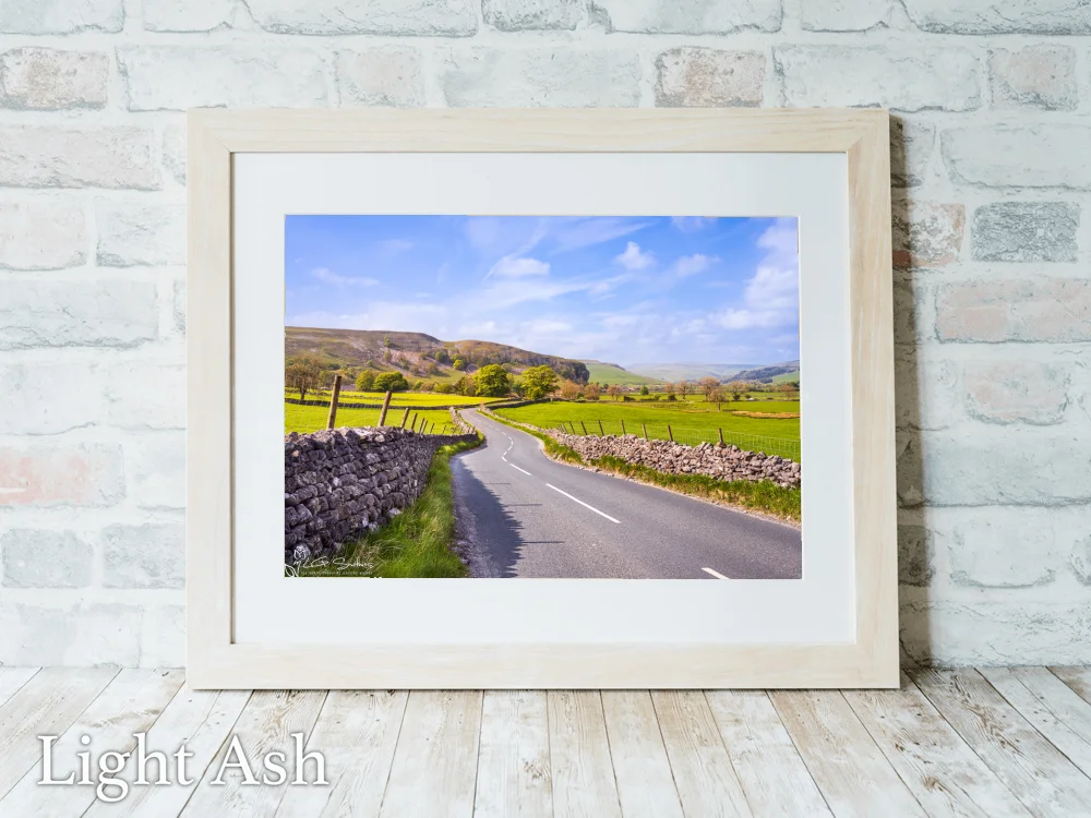 A Beautiful Day At Kilnsey Crag 5 A Beautiful Day At Kilnsey Crag - Light-Ash-Landscape-Frame