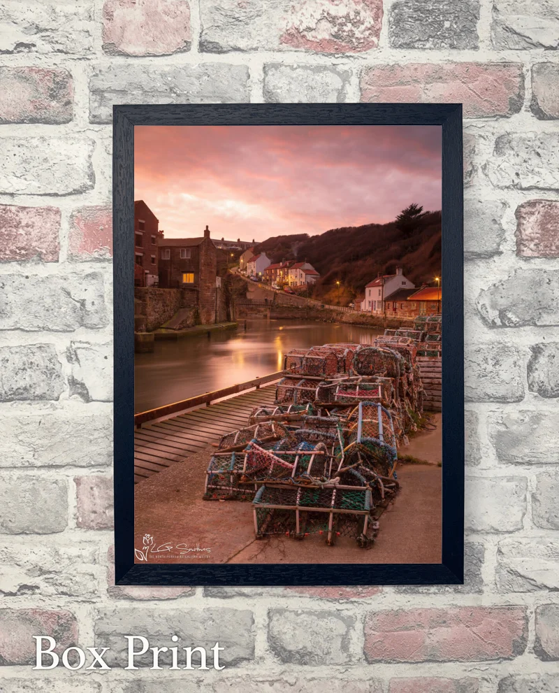 After Sunset At Staithes 6 After Sunset At Staithes - Box-Print-Portrait
