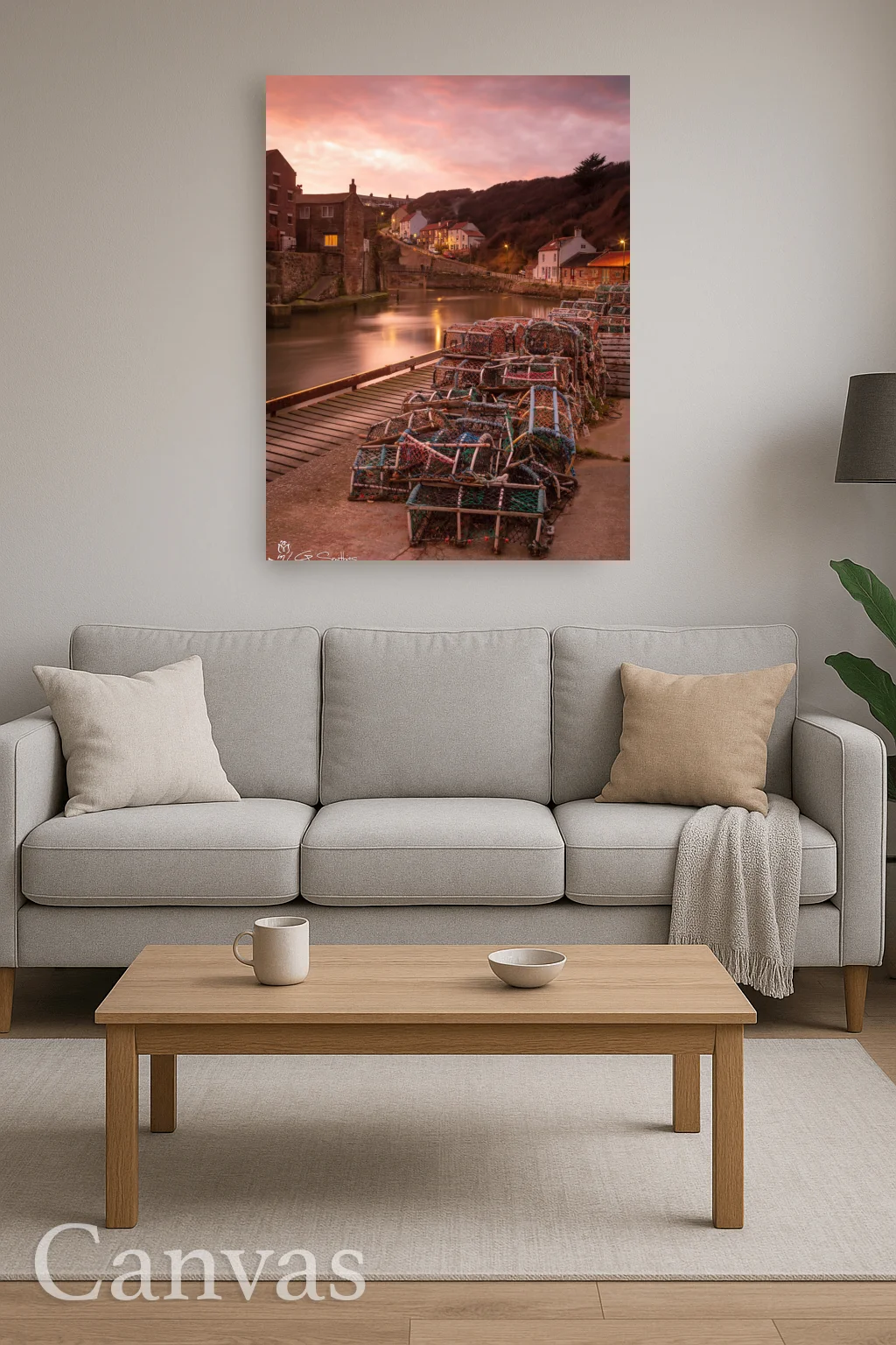 After Sunset At Staithes 8 After Sunset At Staithes - Wall-art-for-living-room-portrait