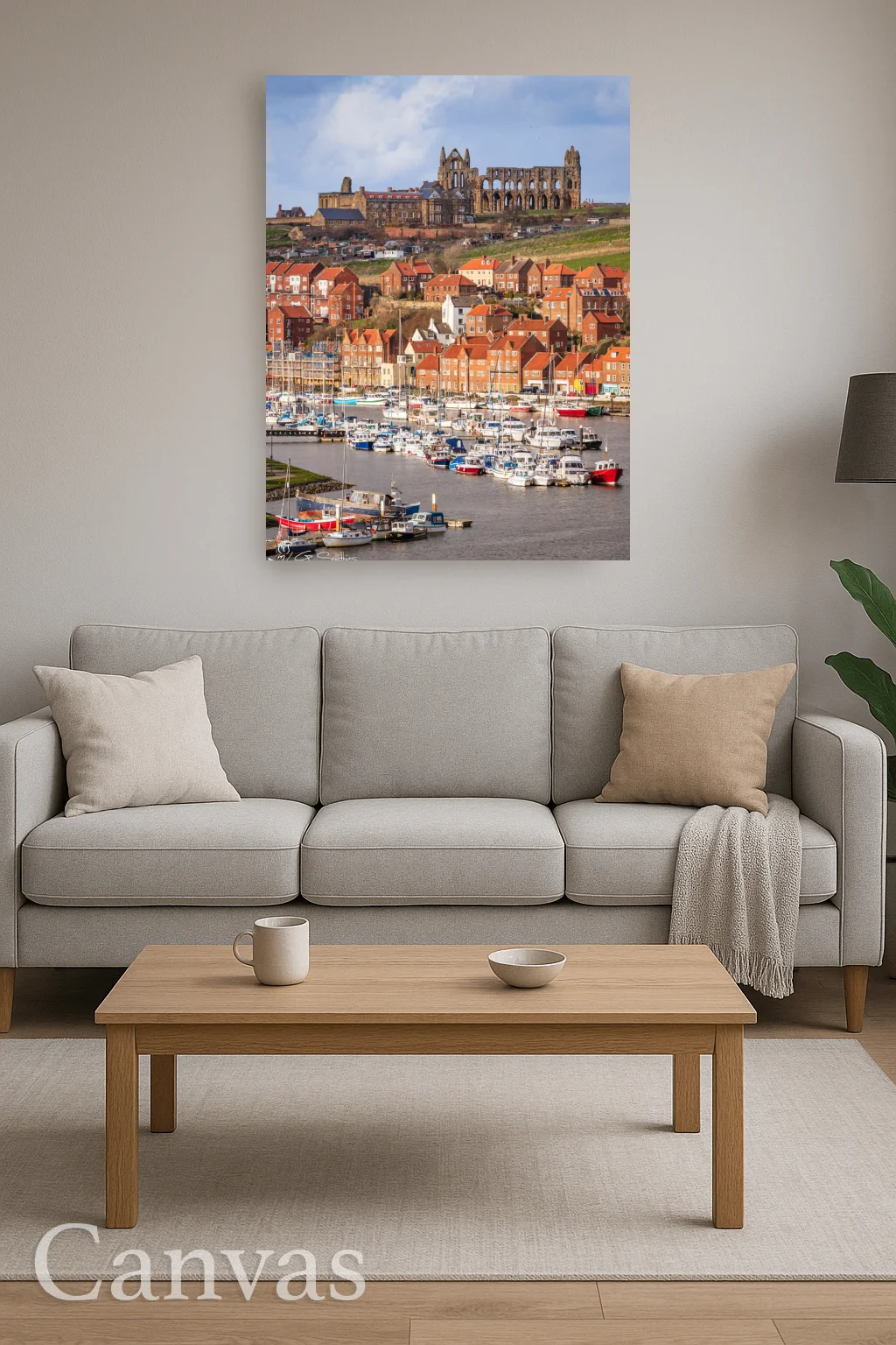 Afternoon At Whitby Marina 8 Afternoon At Whitby Marina - Wall-art-for-living-room-portrait