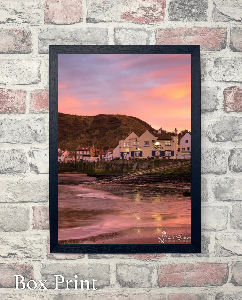 Afternoon Outside The Cod and Lobster Staithes 6 Afternoon Outside The Cod and Lobster Staithes - Box-Print-Portrait