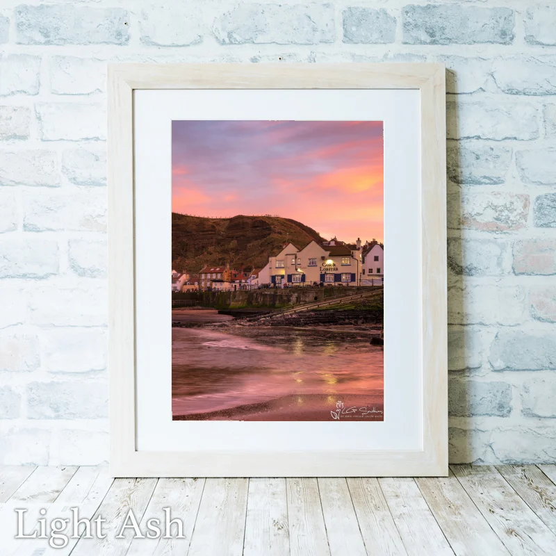 Afternoon Outside The Cod and Lobster Staithes 2 Afternoon Outside The Cod and Lobster Staithes - Light-Ash-Portrait-Frame