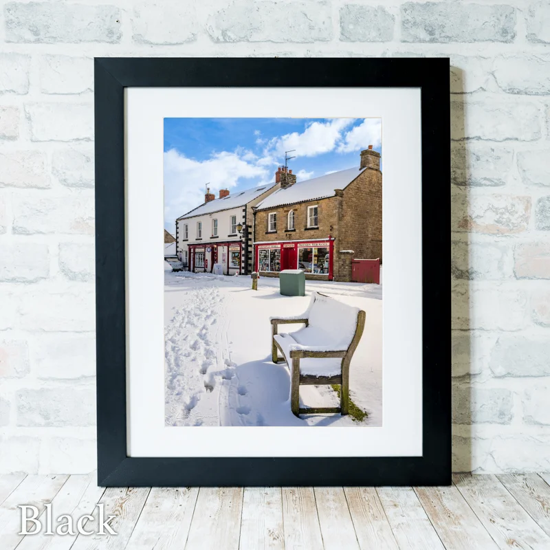 Aidensfield Stores Goathland 3 Aidensfield Stores Goathland - Black-Portrait-Frame