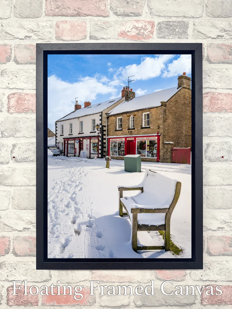 Aidensfield Stores Goathland 7 Aidensfield Stores Goathland - Float-Frame-Canvas-Portrait