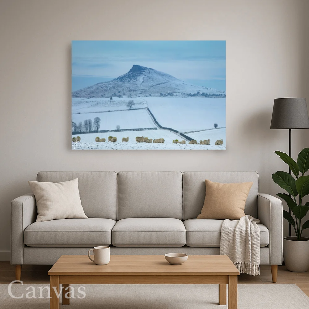 Aireyholme Sheep Roseberry Topping 8 Aireyholme Sheep Roseberry Topping - Wall-art-for-living-room-landscape