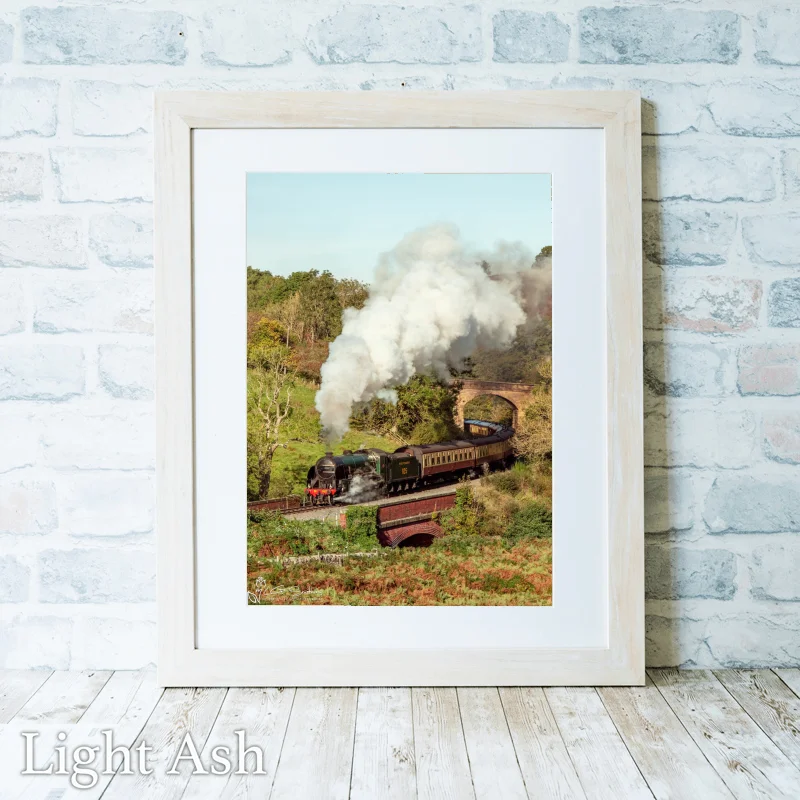 An S15 Steam Locomotive At Darnholme On The North York Moors - The