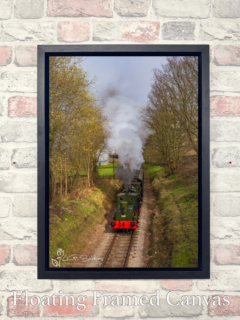 Ann And Dora At Keighley KWVR 7 Ann And Dora At Keighley KWVR - Float-Frame-Canvas-Portrait