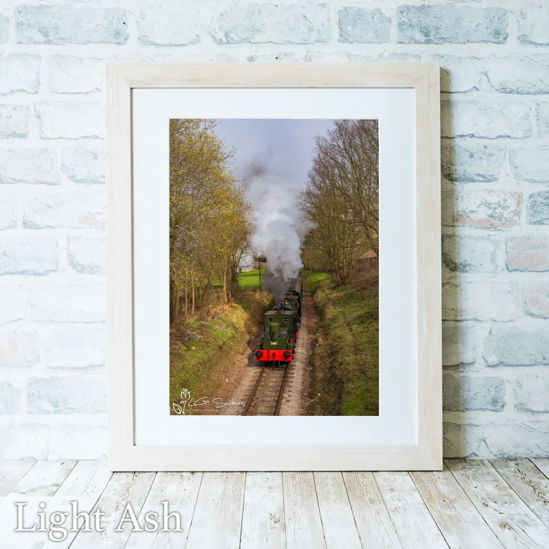 Ann And Dora At Keighley KWVR 2 Ann And Dora At Keighley KWVR - Light-Ash-Portrait-Frame