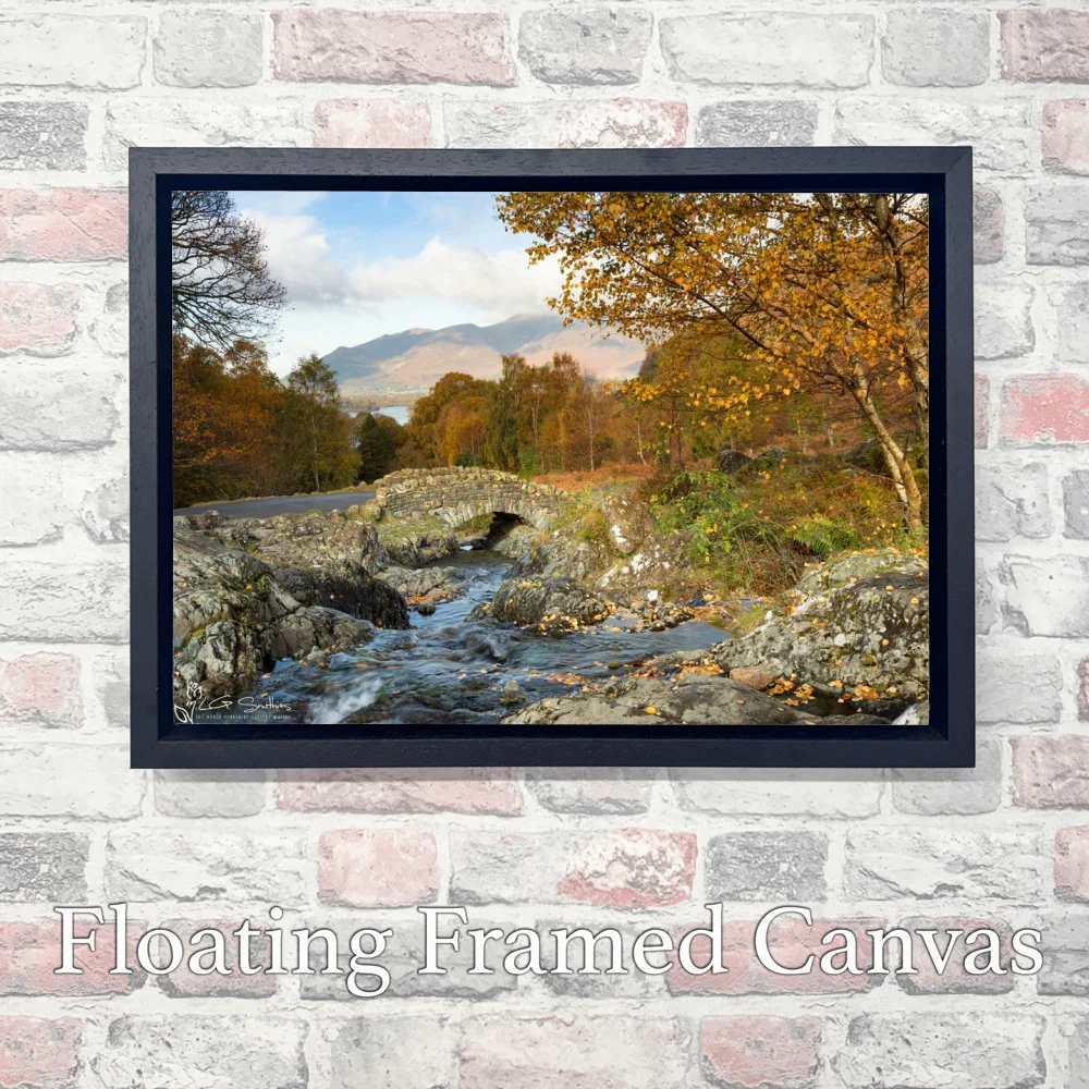 Ashness Bridge 3 Ashness Bridge - Landscape-Float-Frame-Canvas