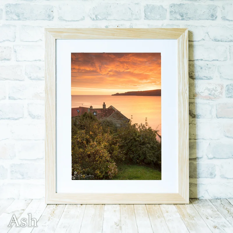 Autumn Apple Trees At Runswick Bay 4 Autumn Apple Trees At Runswick Bay - Ash-Portrait-Frame