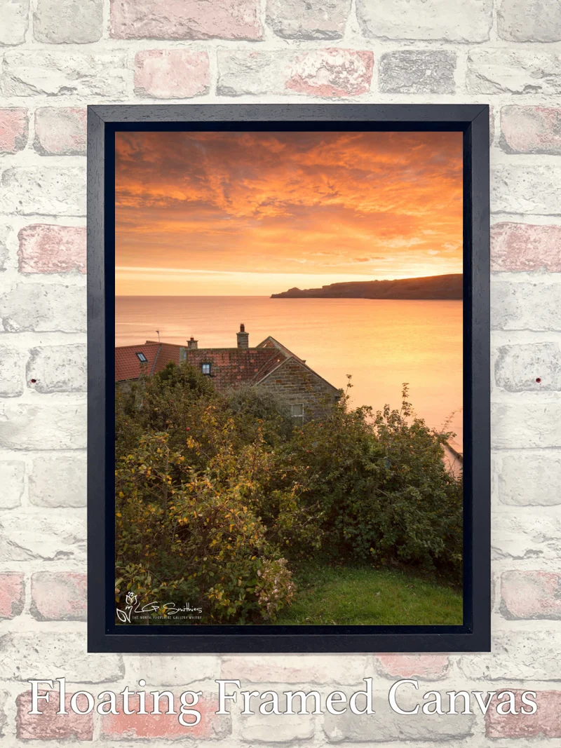 Autumn Apple Trees At Runswick Bay 7 Autumn Apple Trees At Runswick Bay - Float-Frame-Canvas-Portrait