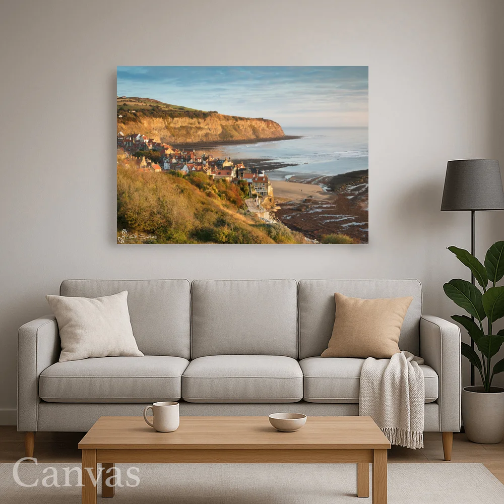 Autumn At Robin Hoods Bay 8 Autumn At Robin Hoods Bay - Wall-art-for-living-room-landscape