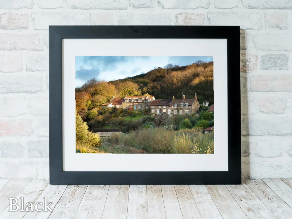 Autumn At Sandsend 6 Autumn At Sandsend - Black-Landscape-Frame