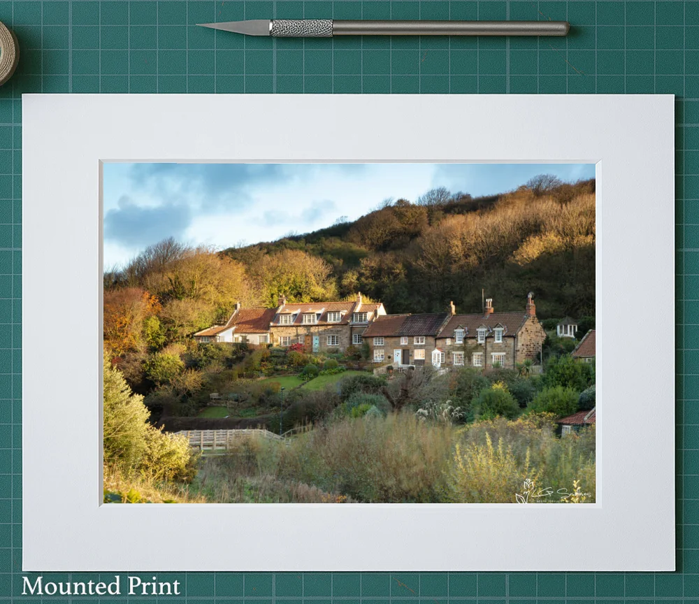 Autumn At Sandsend 2 Autumn At Sandsend - Landscape-Mounted-Print