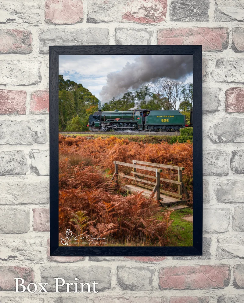 Autumn Steam on the North Yorkshire Moors Railway with Repton 6 Autumn Steam on the North Yorkshire Moors Railway with Repton - Box-Print-Portrait