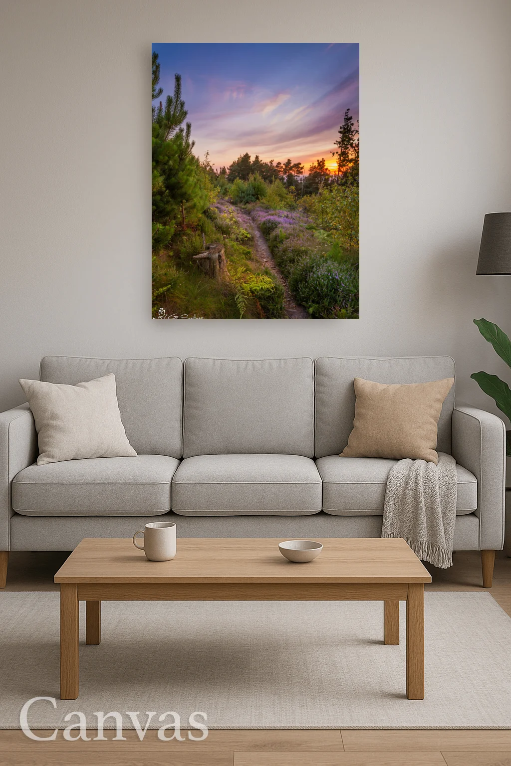 Ayton Woods Sunset 8 Ayton Woods Sunset - Wall-art-for-living-room-portrait