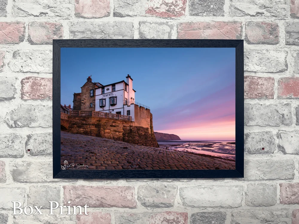 Bay Hotel Robin Hood's Bay 4 Bay Hotel Robin Hood's Bay - Landscape-Box-Print