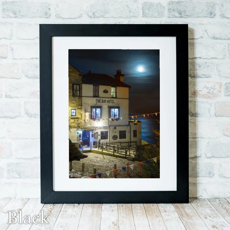 Bay Hotel Super Moonrise 3 Bay Hotel Super Moonrise - Black-Portrait-Frame