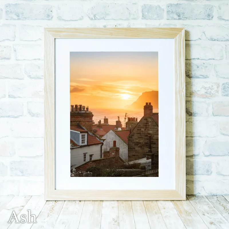 Bay Town Sunrise 4 Bay Town Sunrise - Ash-Portrait-Frame