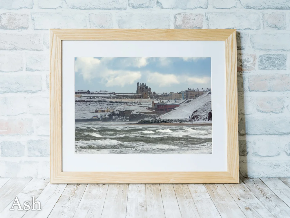 Beast From The East At Whitby 7 Beast From The East At Whitby - Ash-Landscape-Frame