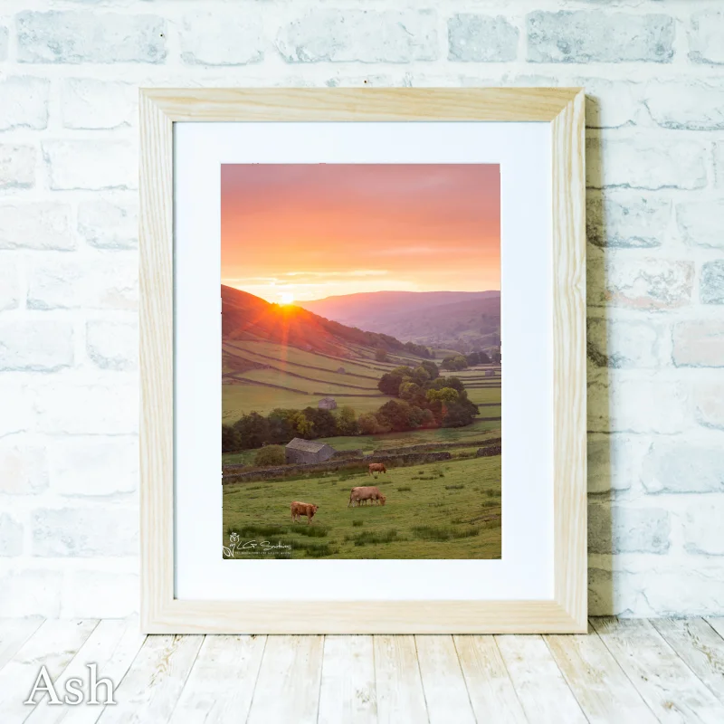 Beautiful Swaledale Sunrise 4 Beautiful Swaledale Sunrise - Ash-Portrait-Frame