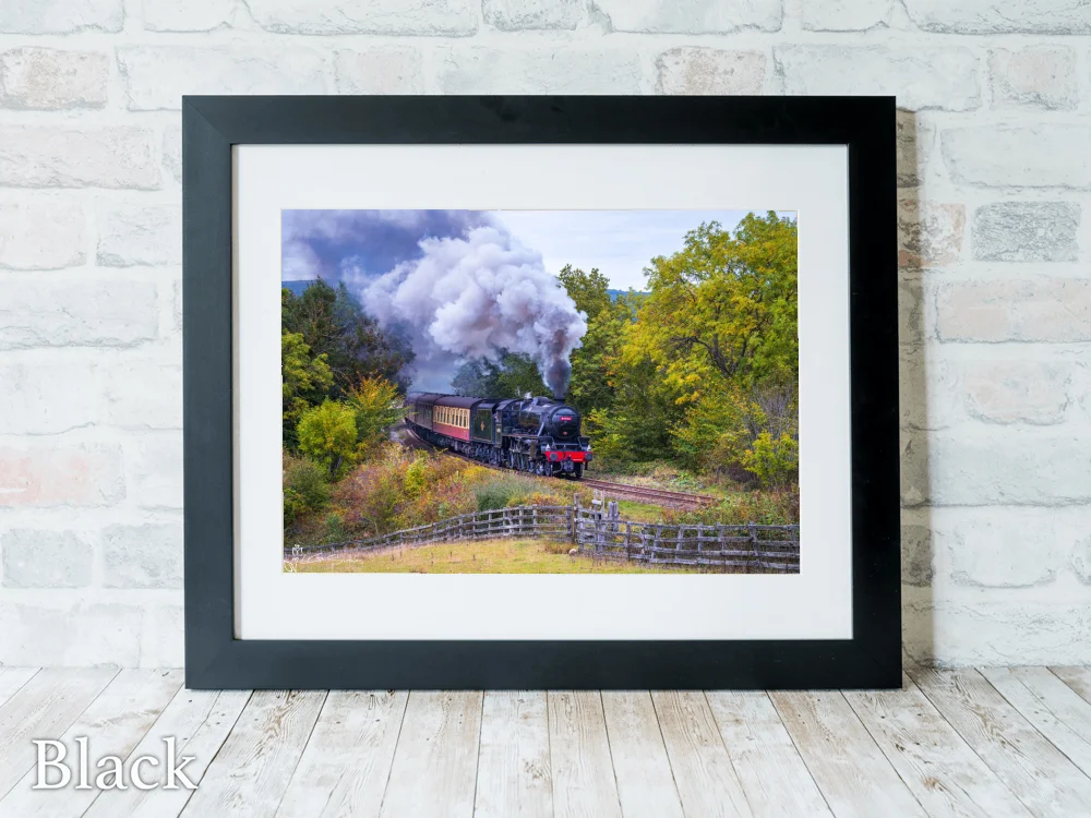 Black 5 No. 44806 6 Black 5 No. 44806 - Black-Landscape-Frame