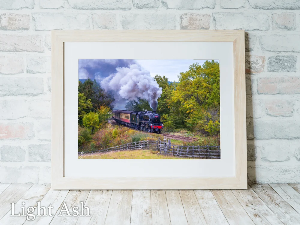 Black 5 No. 44806 5 Black 5 No. 44806 - Light-Ash-Landscape-Frame