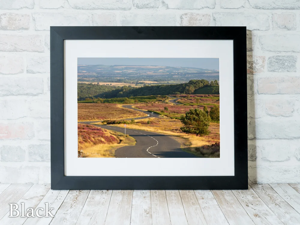 Blakey Ridge To Hutton Le Hole 6 Blakey Ridge To Hutton Le Hole - Black-Landscape-Frame