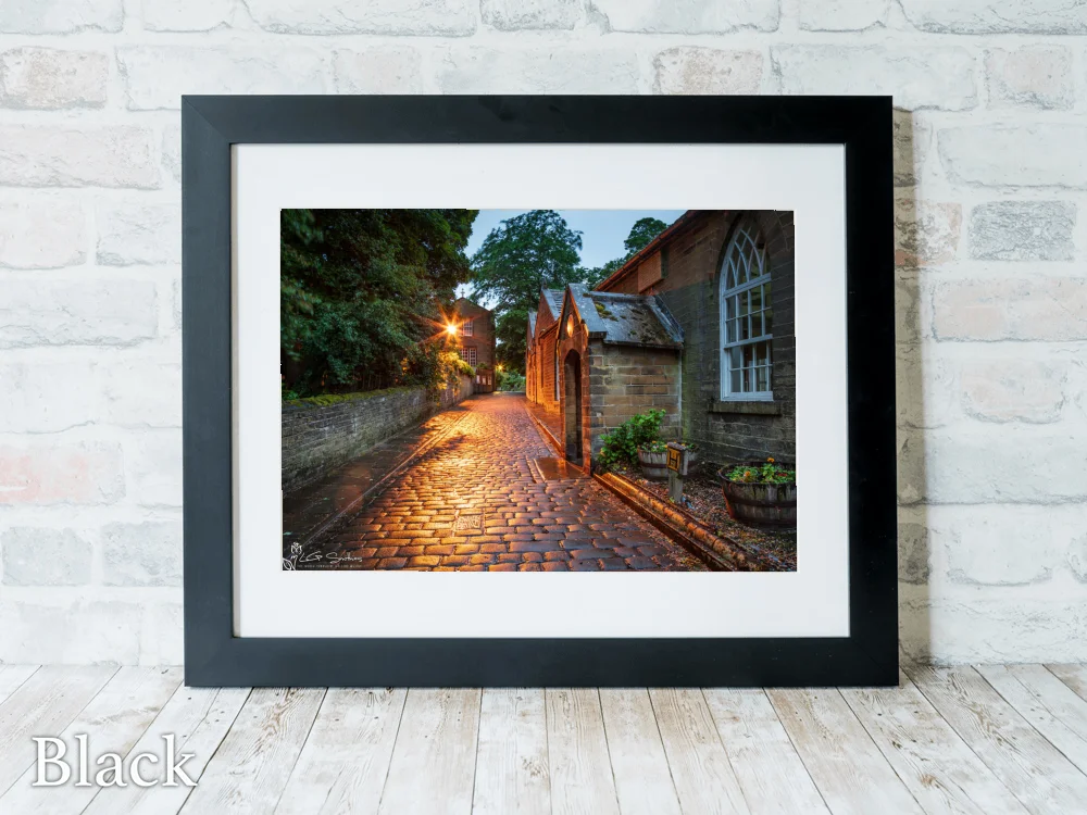 Bronte School House Haworth 6 Bronte School House Haworth - Black-Landscape-Frame