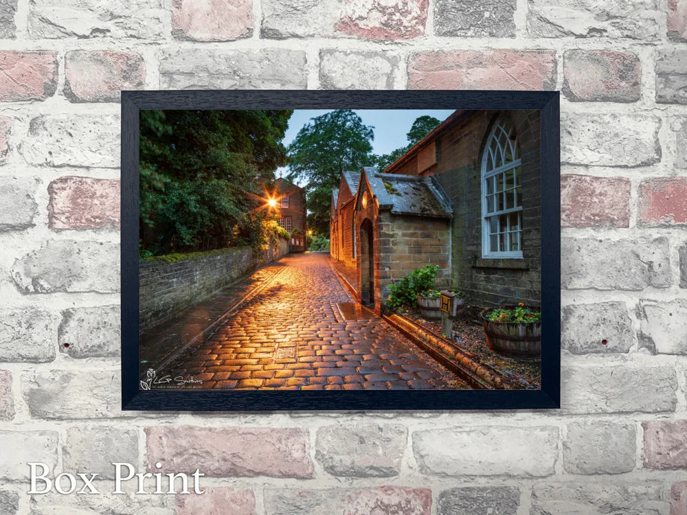 Bronte School House Haworth 4 Bronte School House Haworth - Landscape-Box-Print