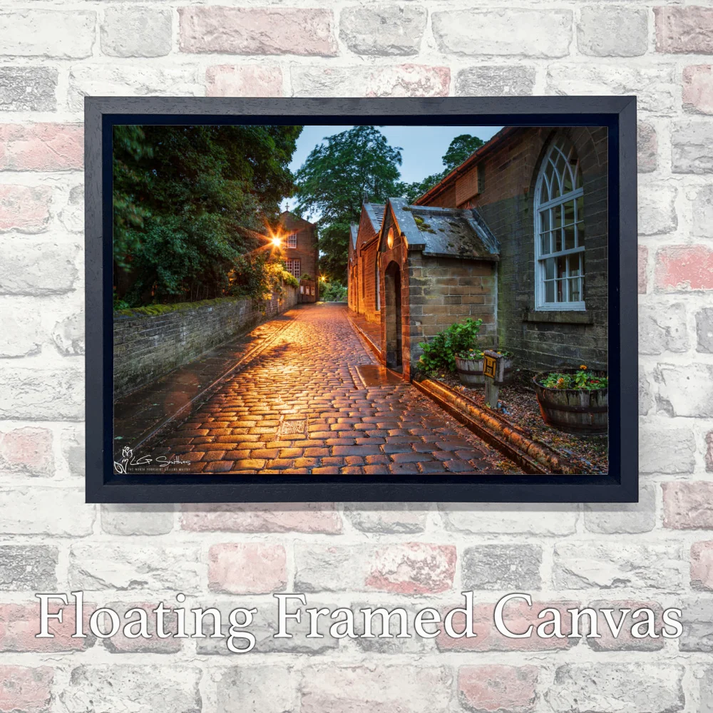 Bronte School House Haworth 3 Bronte School House Haworth - Landscape-Float-Frame-Canvas