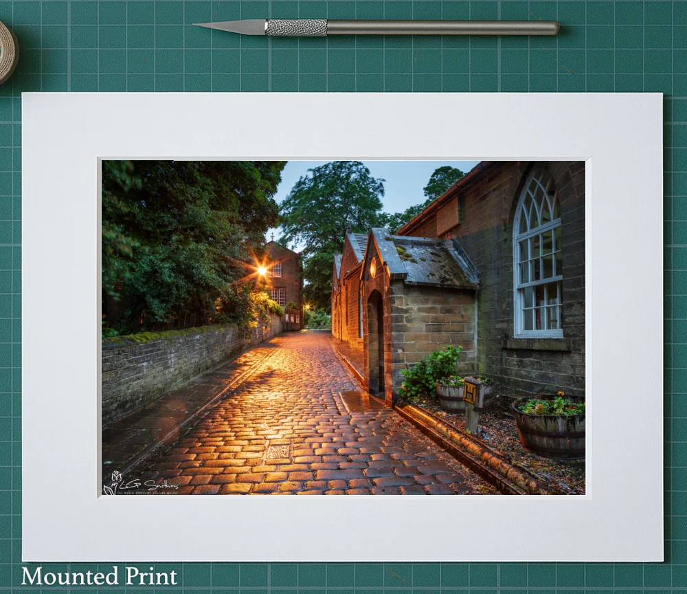 Bronte School House Haworth 2 Bronte School House Haworth - Landscape-Mounted-Print