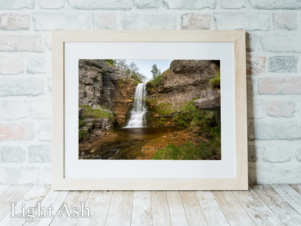 Buckden Waterfall 5 Buckden Waterfall - Light-Ash-Landscape-Frame