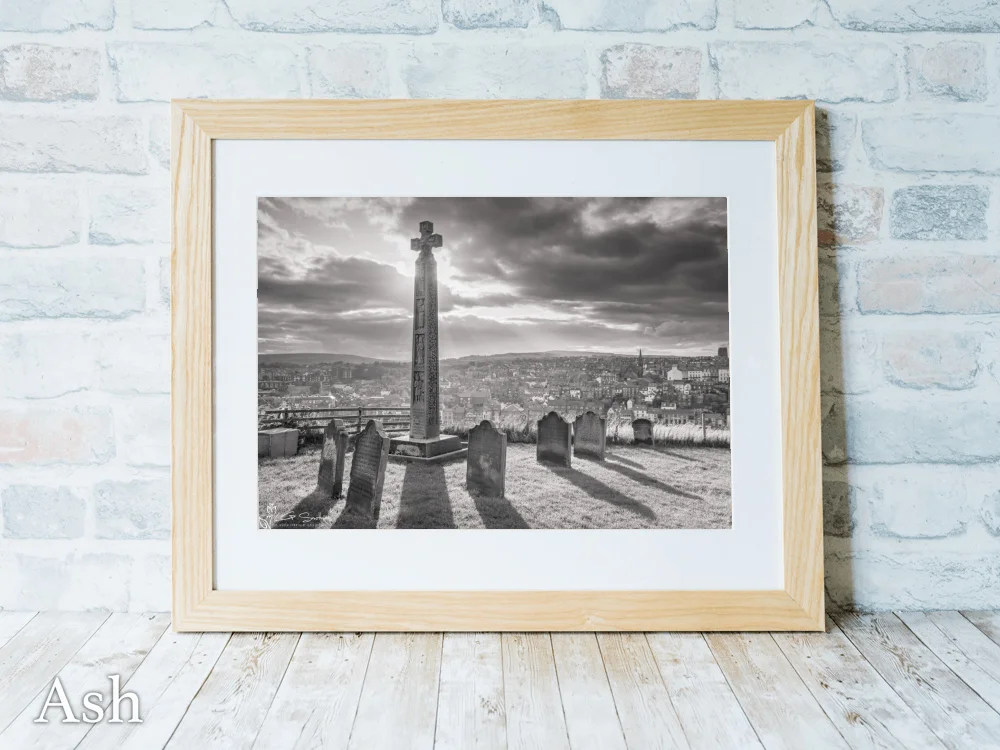 Caedmon's Cross Black And White 7 Caedmon's Cross Black And White - Ash-Landscape-Frame