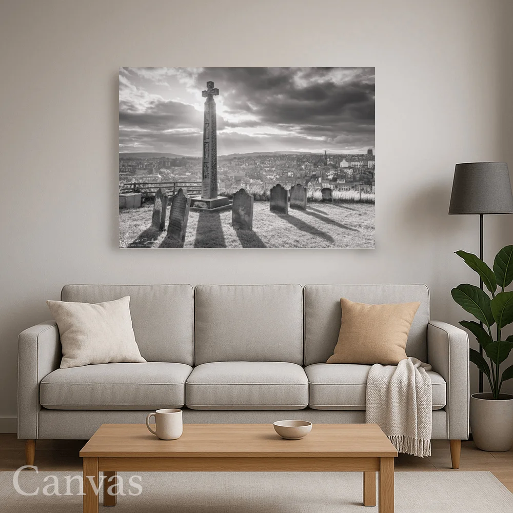 Caedmon's Cross Black And White 8 Caedmon's Cross Black And White - Wall-art-for-living-room-landscape