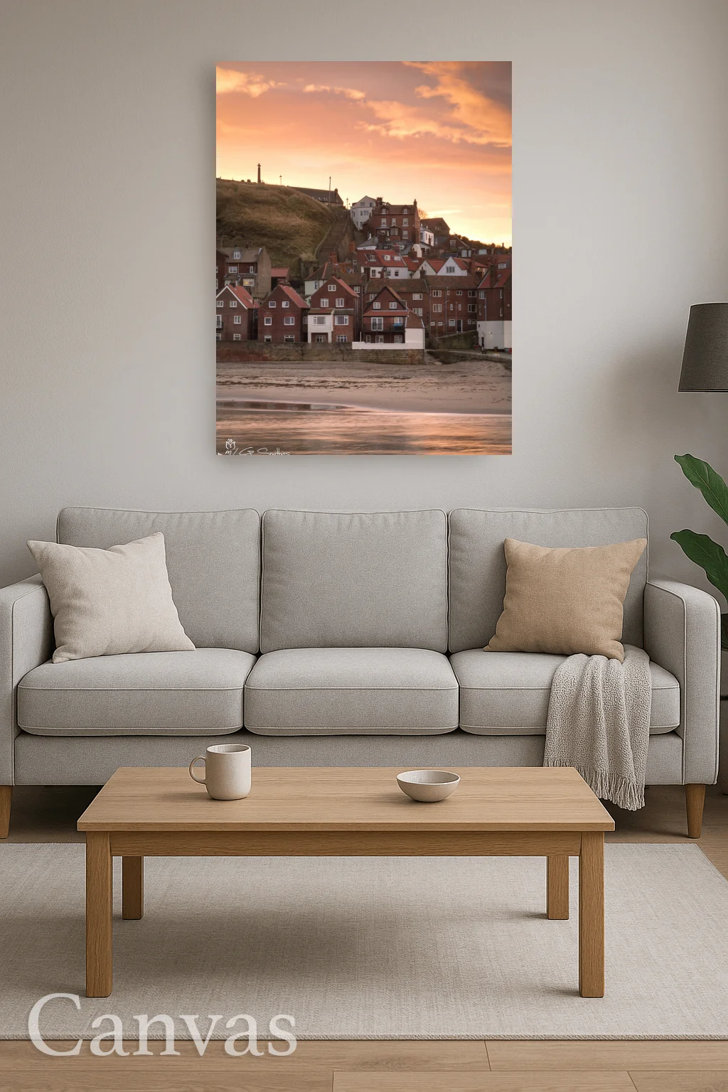 Caedmon's Cross Over Tate Hill Whitby 9 Caedmon's Cross Over Tate Hill Whitby - Wall-art-for-living-room-portrait