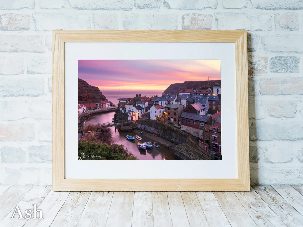 Calm Before The Storm At Staithes 7 Calm Before The Storm At Staithes - Ash-Landscape-Frame