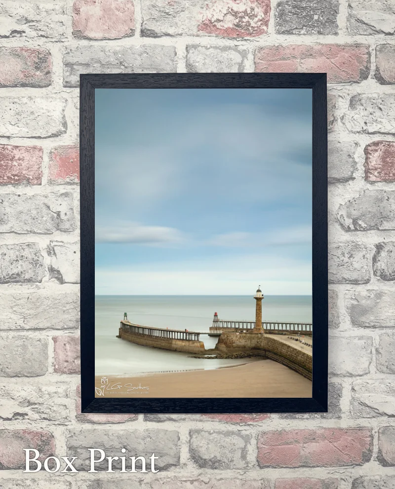 Calm Waters At Whitby Beach 6 Calm Waters At Whitby Beach - Box-Print-Portrait