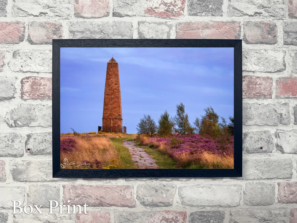 Captain Cook's Monument On The Cleveland Way 4 Captain Cook's Monument On The Cleveland Way - Landscape-Box-Print
